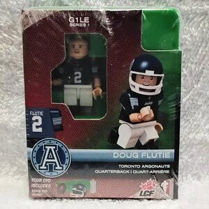 3/$50 Sealed 2014 CFL Doug Flutie Mini Figure G1LE Series 1 by OYO Sports!!